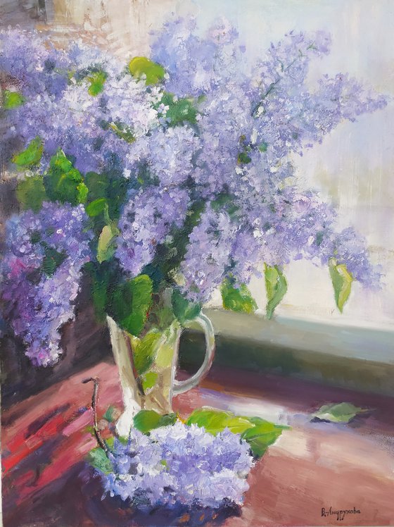 Lilac in a vase