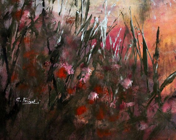 Paesi Lontani - Original floral landscape