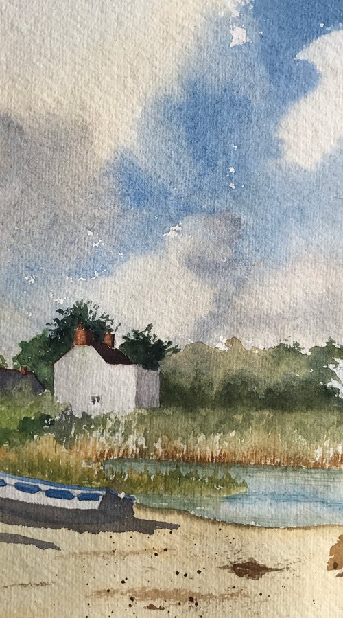 Brancaster Staithe Norfolk by JANE  DENTON