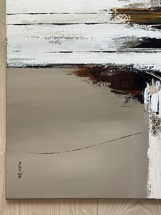 Convergence of Light. Square Abstract
