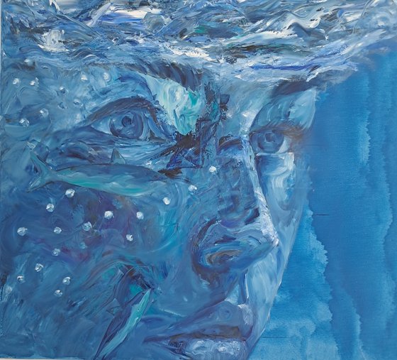 Blue Portrait