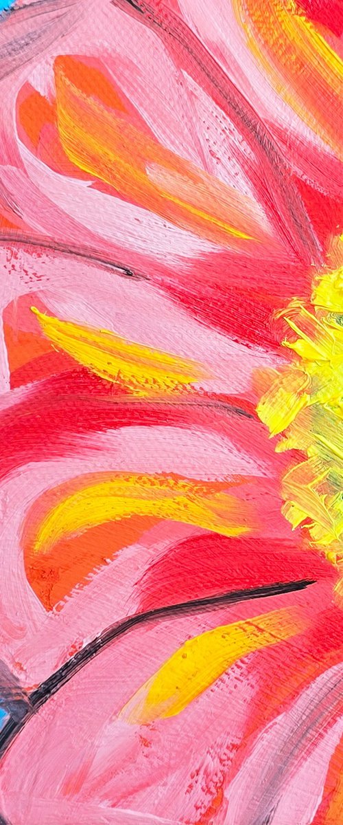 Cerise Petal Joy by Tetiana Surshko