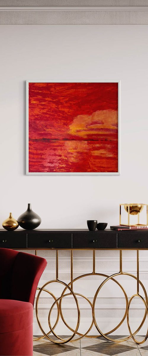 Red Sky At Night by KM Arts