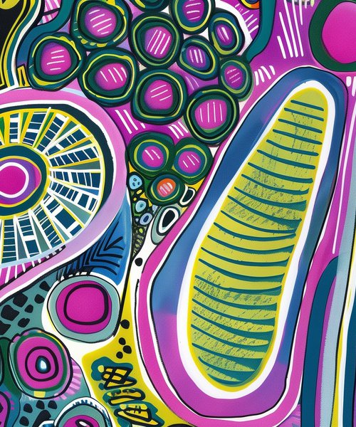 Geometric abstraction #14 by V+V Kniazievi