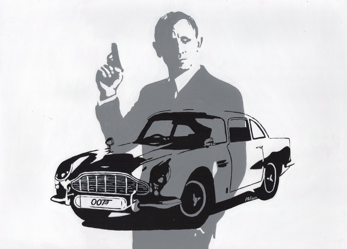 Daniel Craig James Bond by Paul Cockram