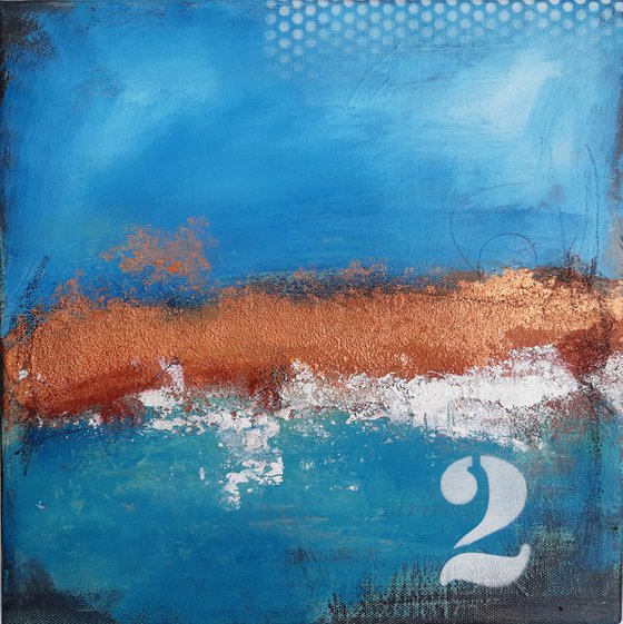 2 days by the sea – small abstract seascape