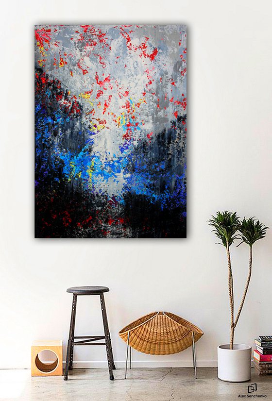 150x100cm. / abstract painting / Abstract 1143