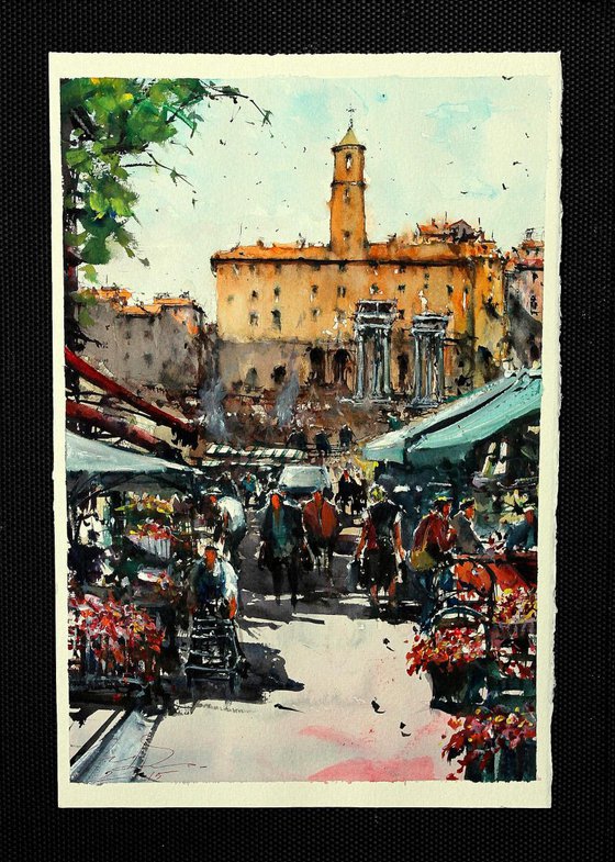 Rome Flower Market