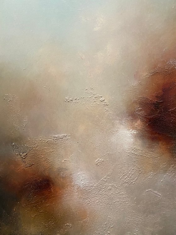 "Universe" 39X39 cm oil painting by Elena Troyanskaya