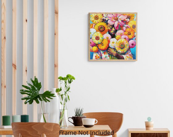 Flower Girl – Floral Portrait