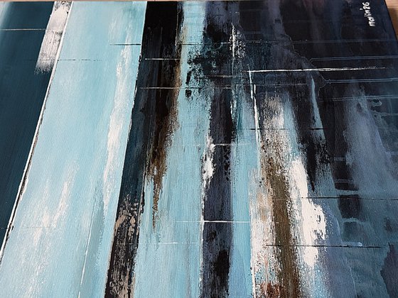 Beyond the Blue Divide diptych
