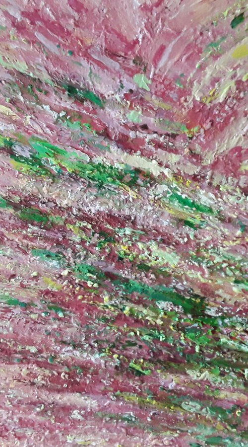 Pink Leaves by Therese O'Keeffe