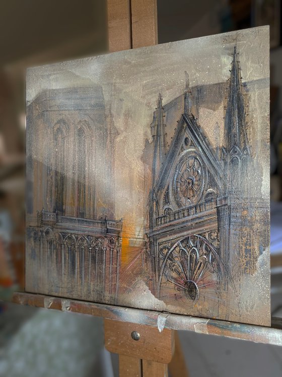 Notre-Dame in the fire