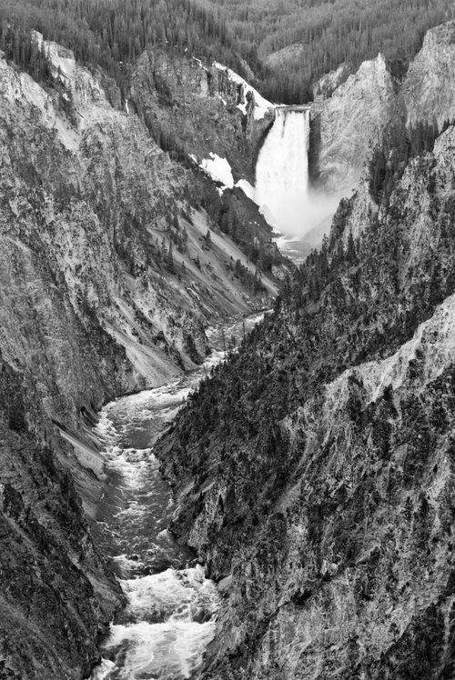 Great Fall of the Yellowstone by Eugene Norris