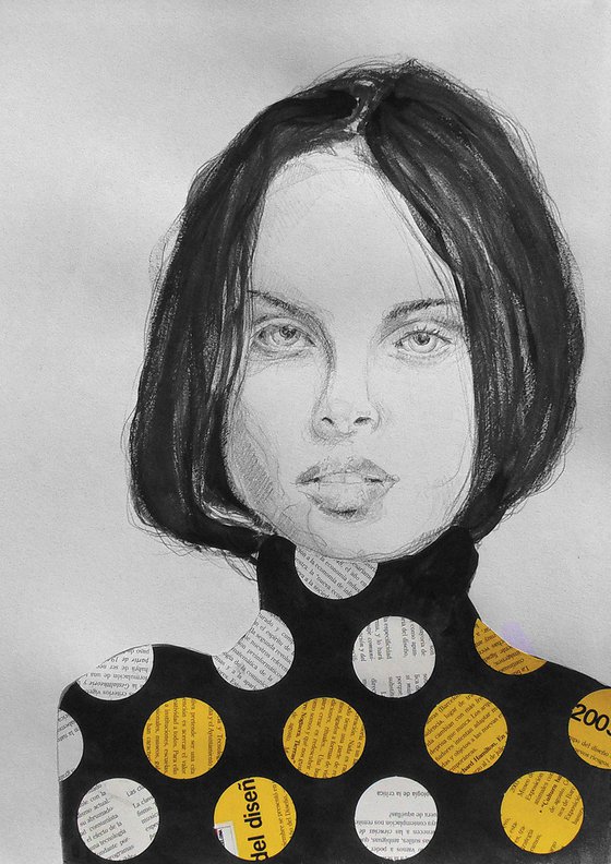 Drawing_02_20,7x42 cm_A3_Portrait Yellow cercles