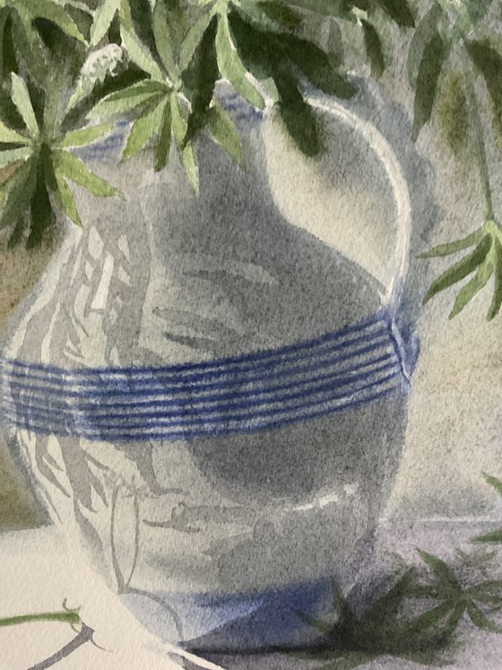 Whispers of wild lupines,