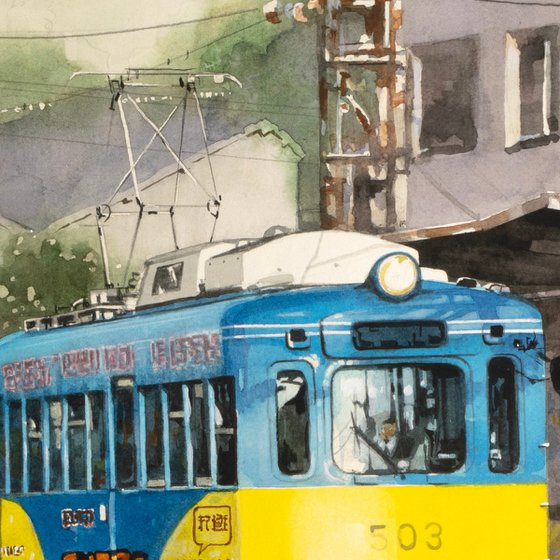 Tram at the Station