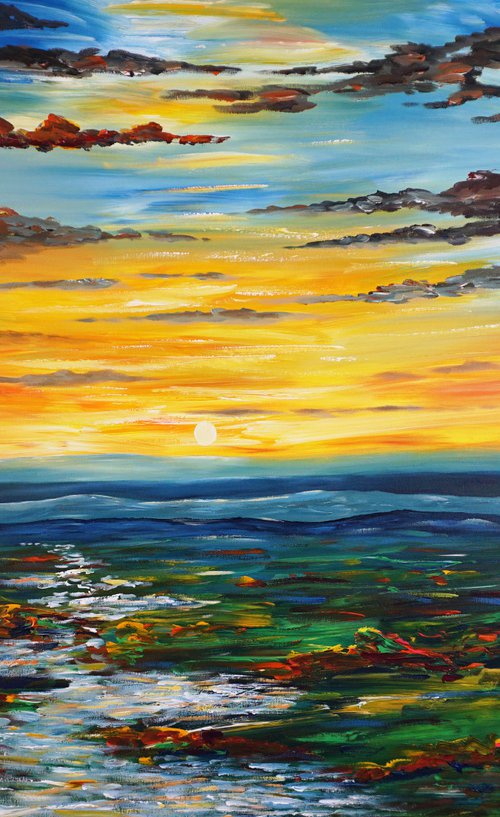Landscape: Evening Mood XL 3 by Peter Nottrott