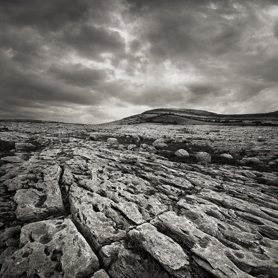 Stone Desert of The Burren - Landscape Art Photo from Ireland