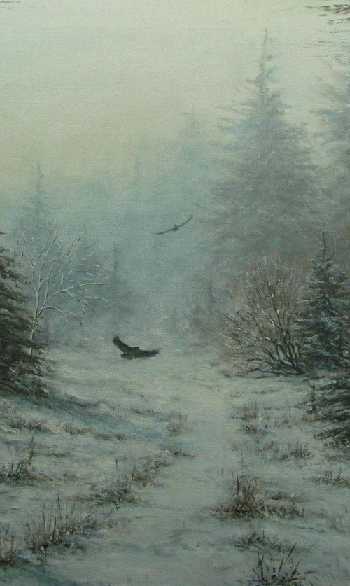 Raven  Winter by Gerard Kramer