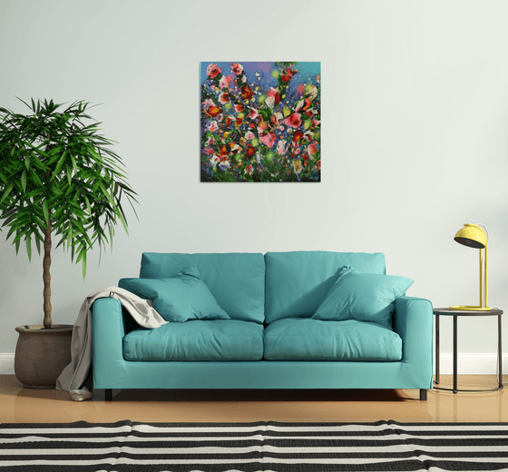 Floral Painting "The Arrival of Spring"