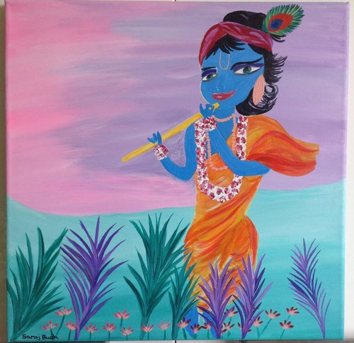 Krishna by Saroj Buch
