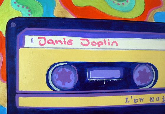 My mix #1 (cassette tapes, retro music, 70's, 80's rock culture)