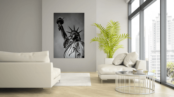 Lady Liberty in Monochrome