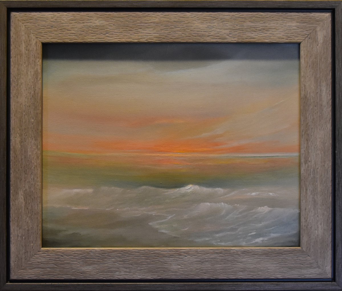 Impressionistic Landscape Oil Painting By Tamara Bettencourt, 13 X 11", Gratitude, Original Artwork