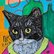 Drinking cat #7 by Pavel Kuragin