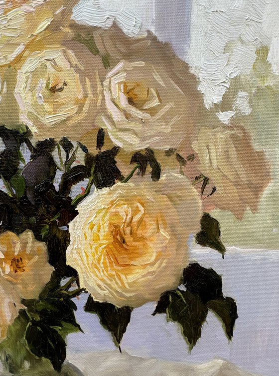 Yellow Roses Still life