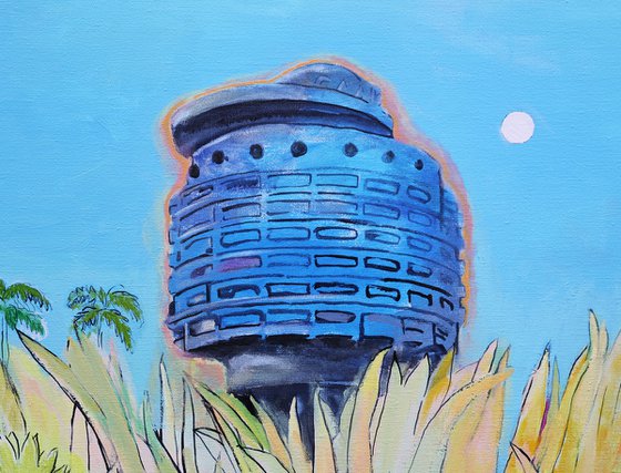 Kyiv. Hotel Salyut and Pineapple