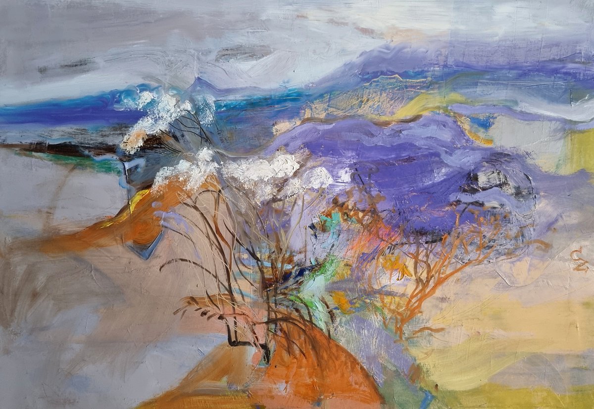 Wildflowers By Victoria Cozmolici, 39 X 28, Artwork For Sale On Artfinder