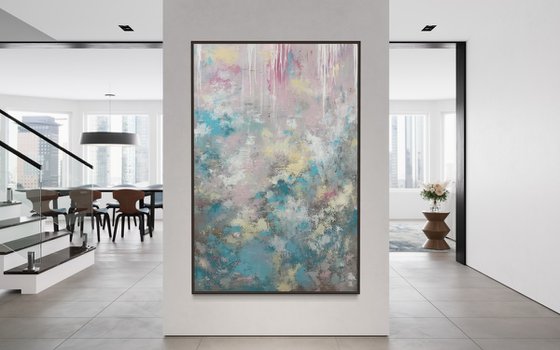 Spring Blossoms Oversized XL Abstract