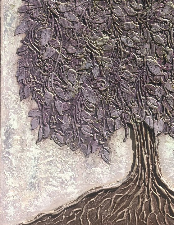 Decorative tree - purple