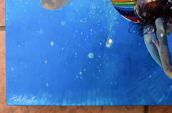 Underwater Painting - Chasing Rainbows