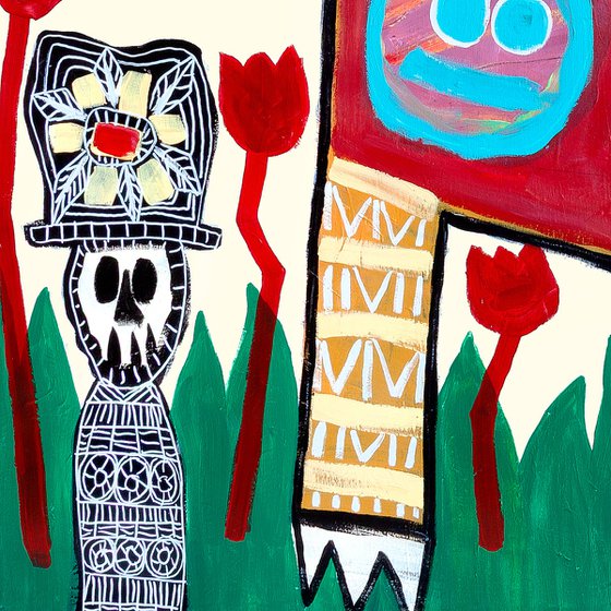 My Voffy Just Loves Tulips