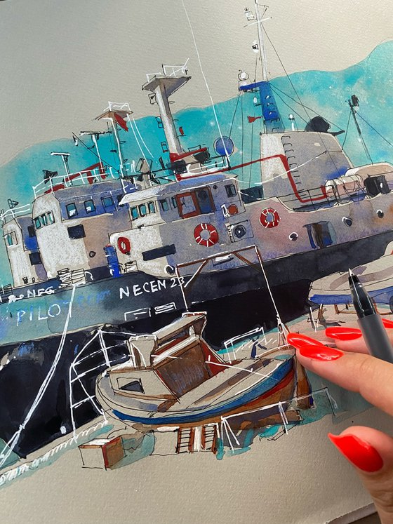 Tugboats of Alanya