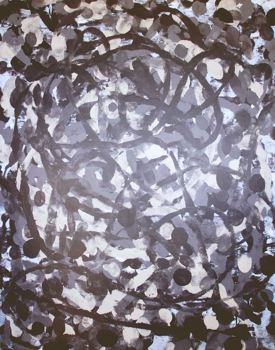 Spotty Pop Painting open field Fish mangle