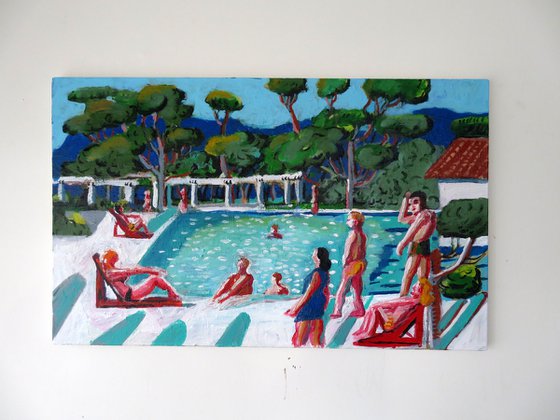 Pool scene