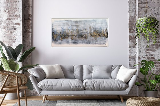 Atlantis  - Abstract Art - Acrylic Painting - Canvas Art - Framed Painting - Abstract Painting - Industrial Art