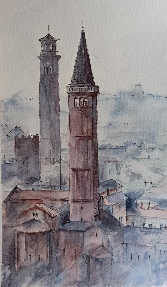 Verona in Haze by Olga Drozdova
