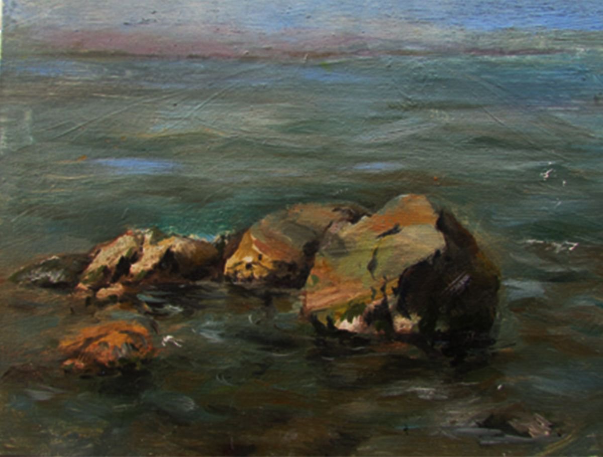 rocks near the shore by Artur Mkhitaryan