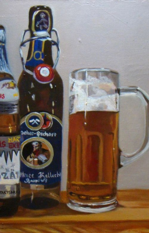Bottles of beer by Anne Zamo