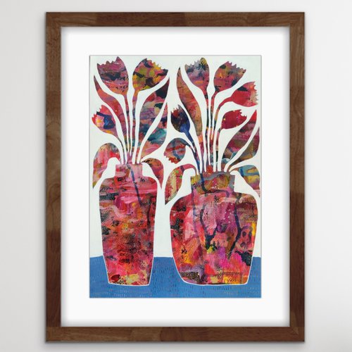 Tulips and Vases by Ketki Fadnis