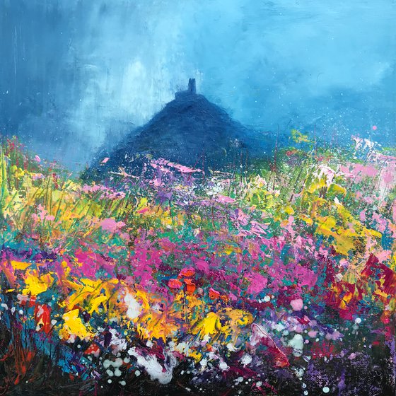 Wild Flowers At Brentor Church