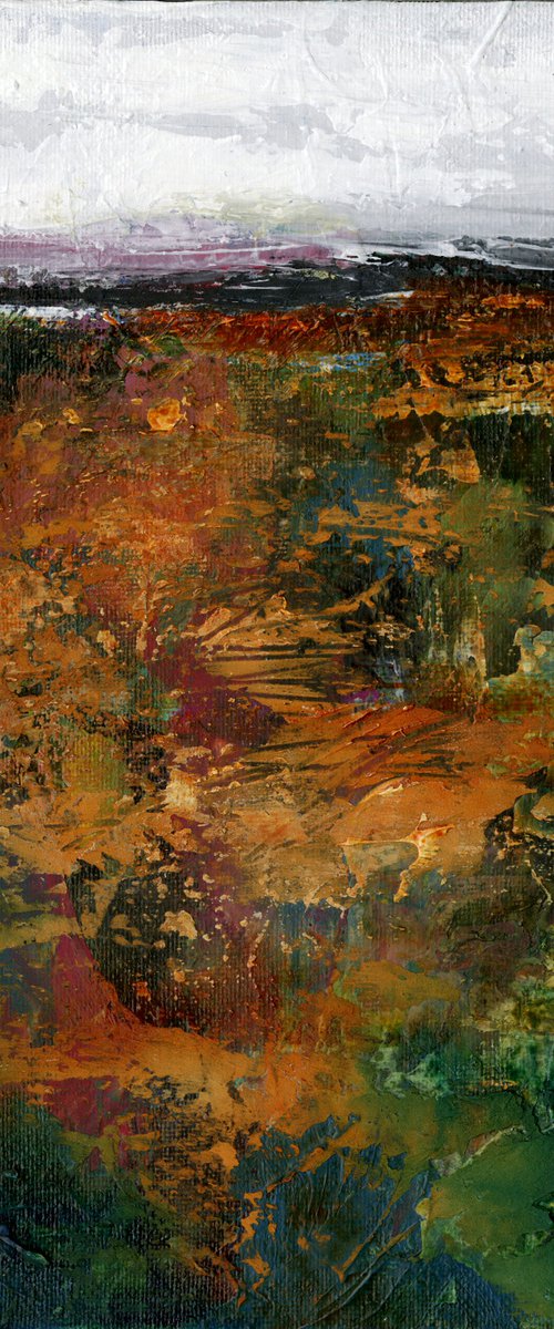 Mystical Land 194 - Textural Landscape Painting by Kathy Morton Stanion by Kathy Morton Stanion