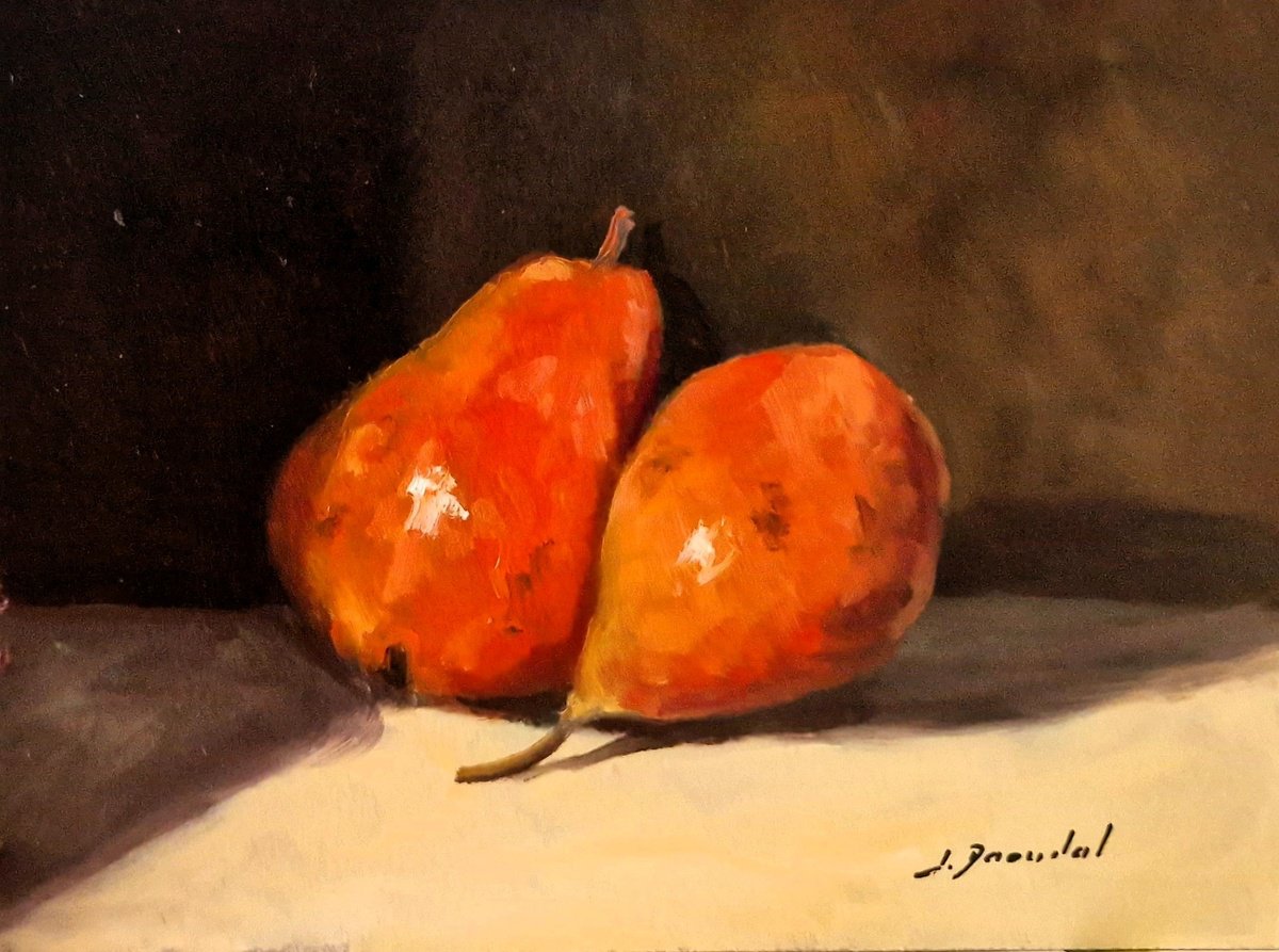 Two pears by Jose DAOUDAL