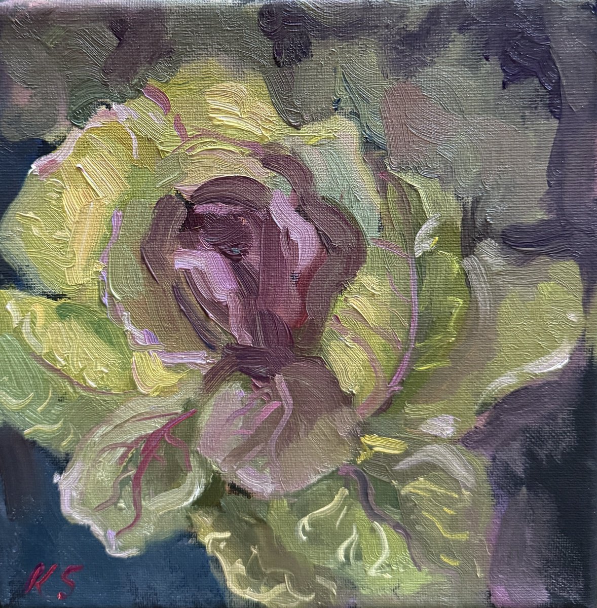 Kale By Kate Sosonna, 8 X 8, Artwork For Sale On Artfinder