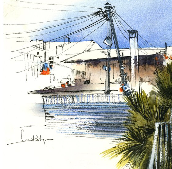 Blue Sky of Middle East